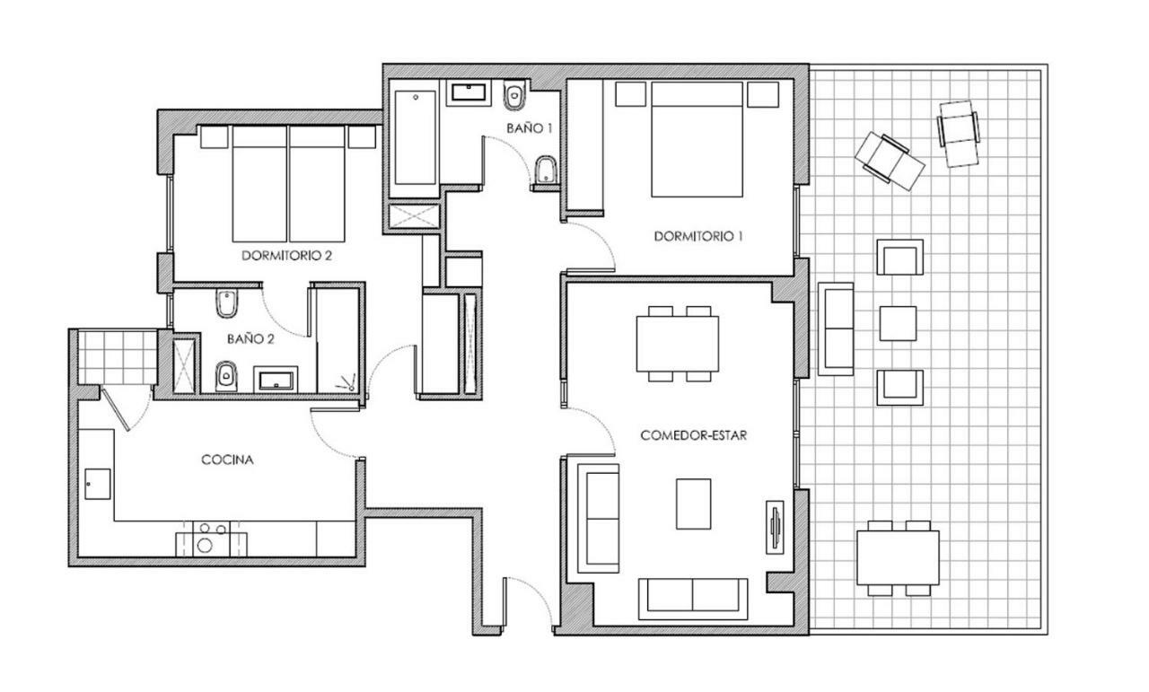 Апартаменты Atico Nuevo Con Terraza Пеньискола Экстерьер фото
